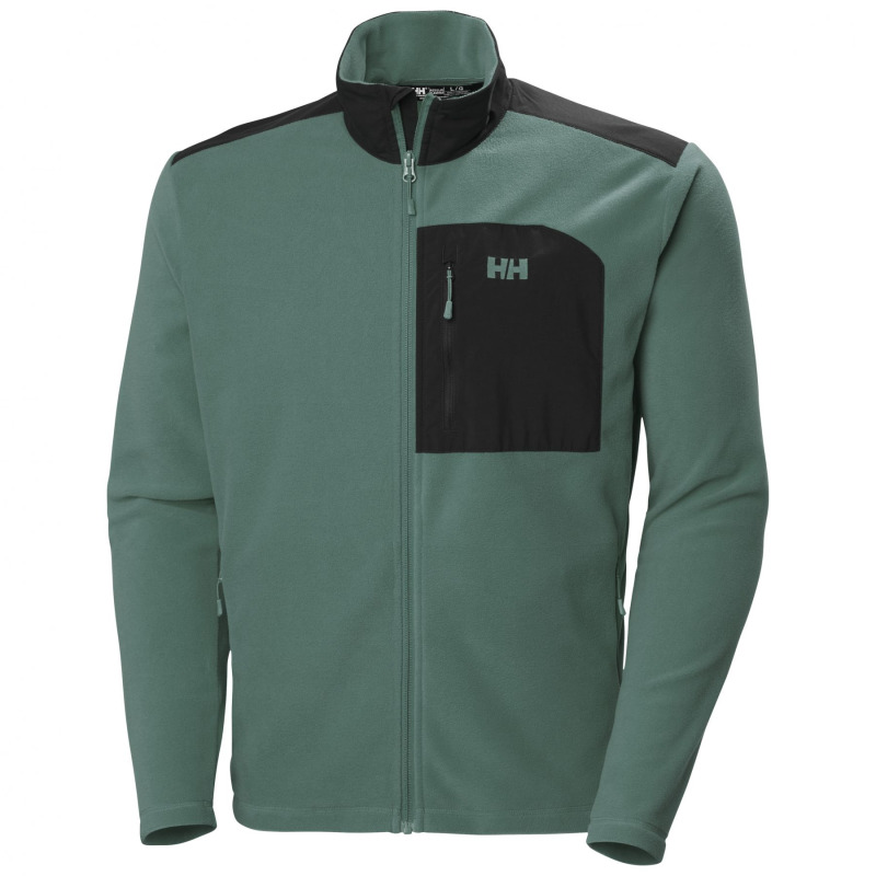Helly Hansen Daybreaker Block, pánská fleecová bunda, zelená