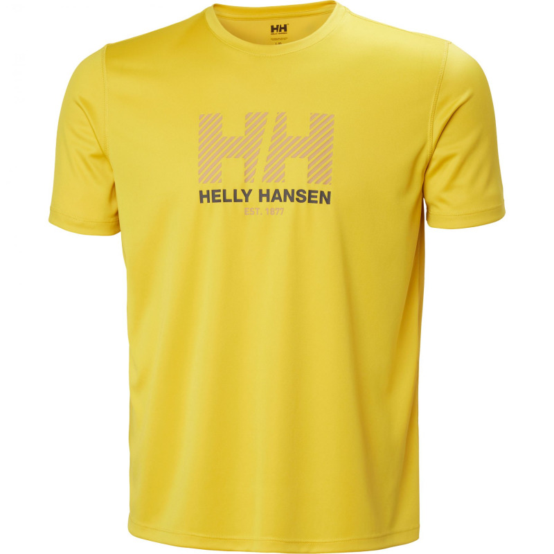Helly Hansen HH Tech Graphic T-Shirt 2.0, pánské, žlutá
