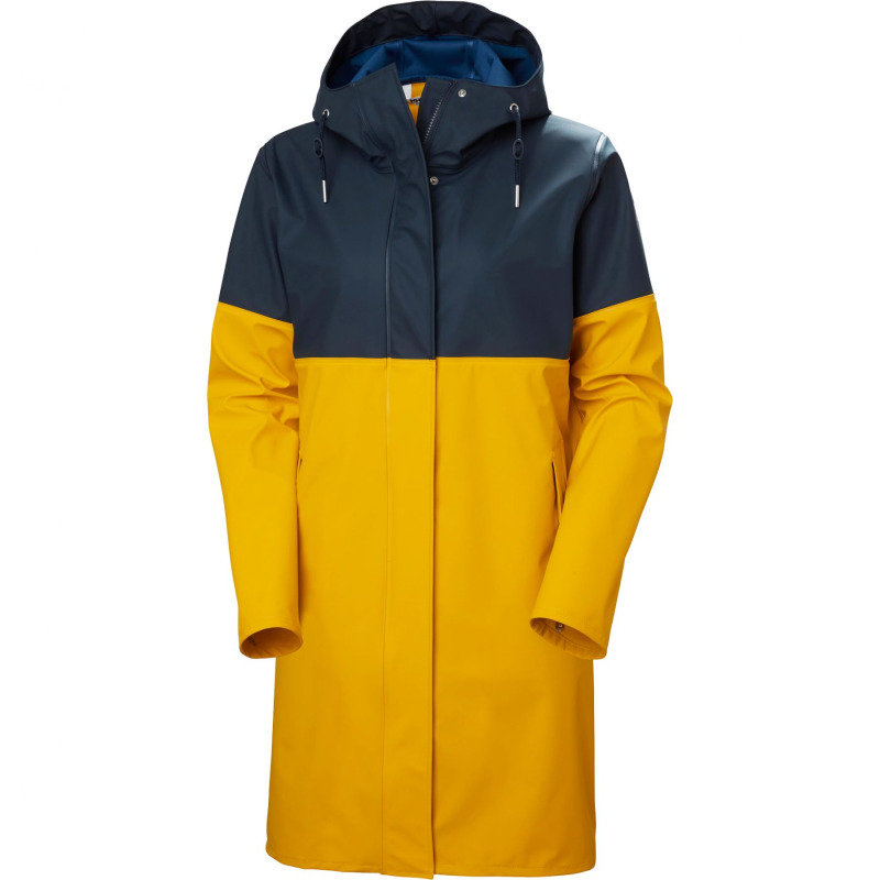 Helly Hansen Moss Block PU, pláštěnka, dámská, žlutá/modrá