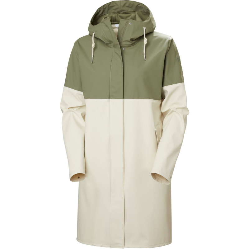 Helly Hansen Moss Block PU, pláštěnka, dámská, bílá/zelená
