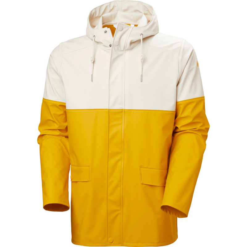 Helly Hansen Moss Block, pláštěnka, pánská, žlutá/bílá