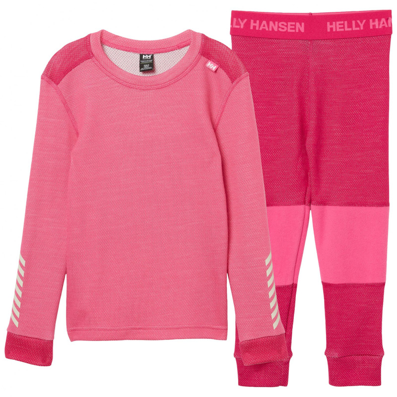 Helly Hansen Lifa Merino, sada, děti, růžová