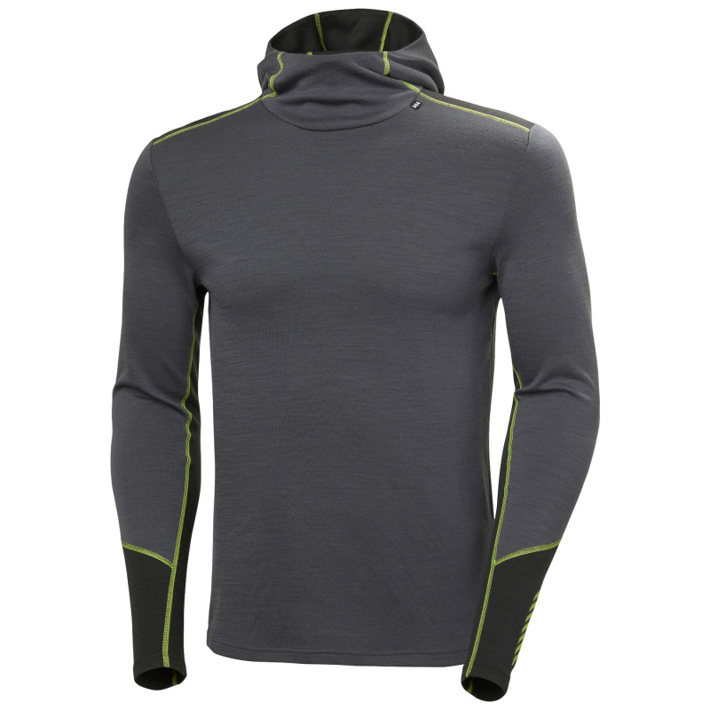 Helly Hansen Lifa Merino Midweight Mikina s kapucí, pánská, šedá