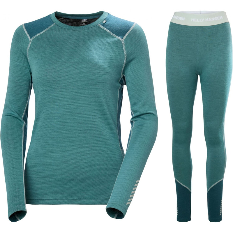 Helly Hansen Lifa Merino Midweight Set, dámský, zelená
