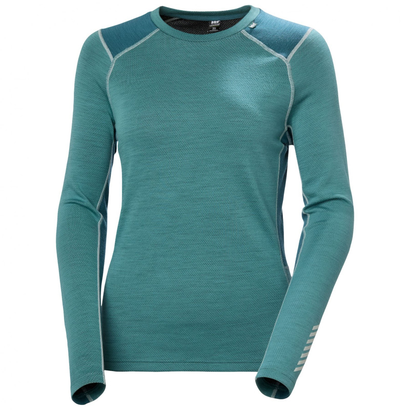 Helly Hansen Lifa Merino Midweight Crew, dámské, zelené