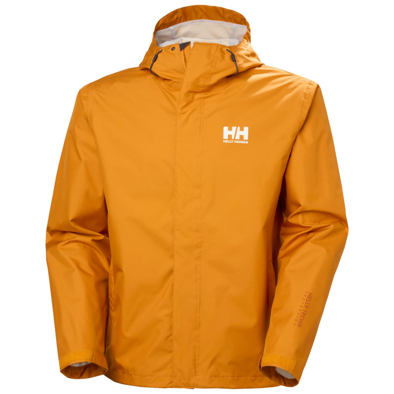Helly Hansen Seven J, nepromokavá bunda, pánská, žlutá