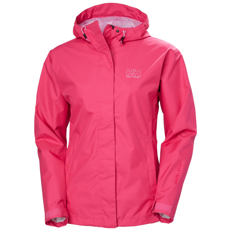 Helly Hansen Seven J, nepromokavá bunda, dámská, růžová