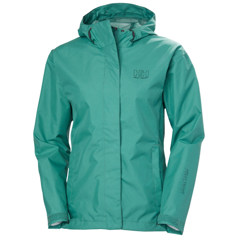 Helly Hansen Seven J, nepromokavá bunda, dámská, zelená