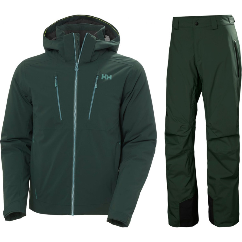 Helly Hansen Alpha 4.0 Lyžařská sada, pánská, zelená