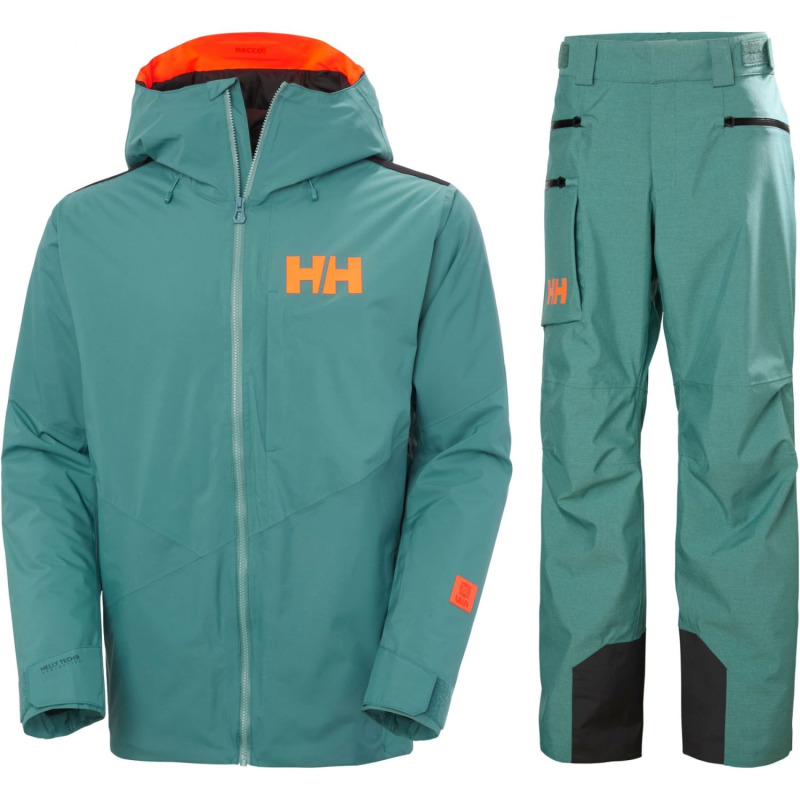Helly Hansen Powerdreamer 3.0 Lyžařská sada, pánská, zelená