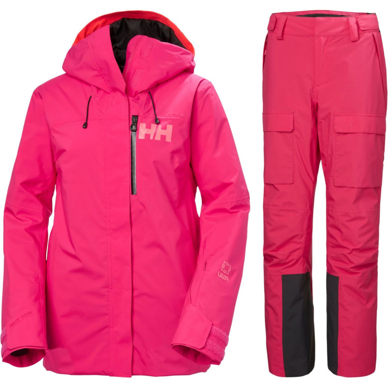 Helly Hansen Powshot Lyžařská sada, dámská, růžová