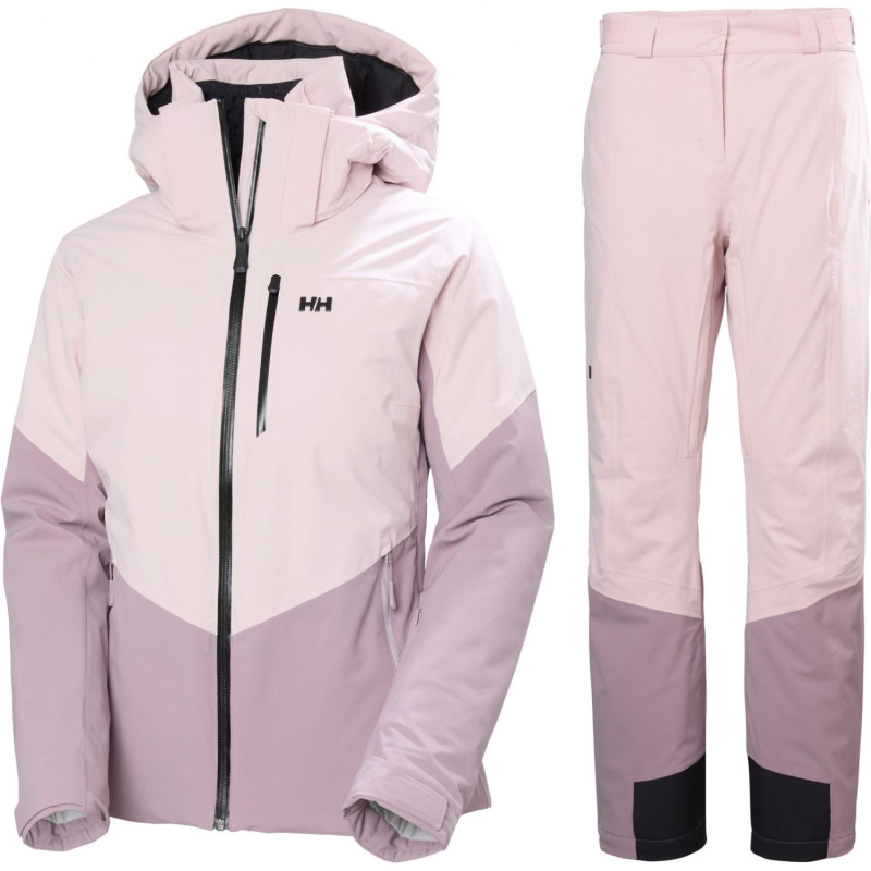 Helly Hansen Alphelia Lyžařská souprava, dámská, růžová