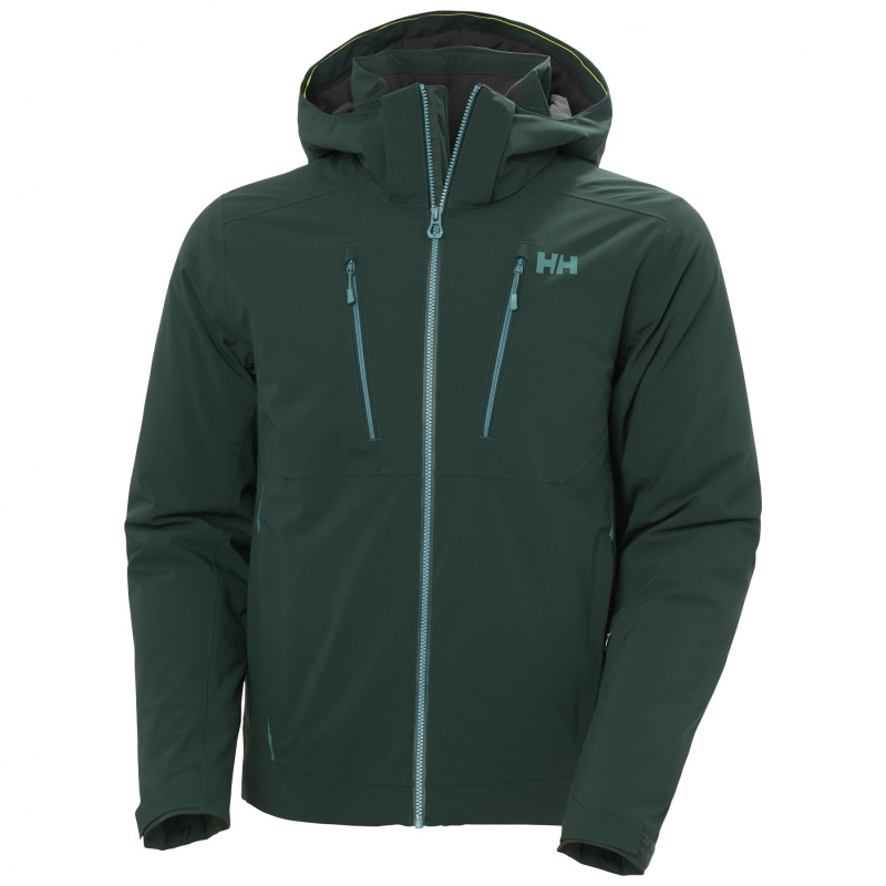 Helly Hansen Alpha 4.0, lyžařská bunda, pánské, zelená