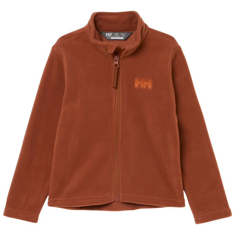 Helly Hansen Daybreaker, fleece bunda, dětská, hnědá