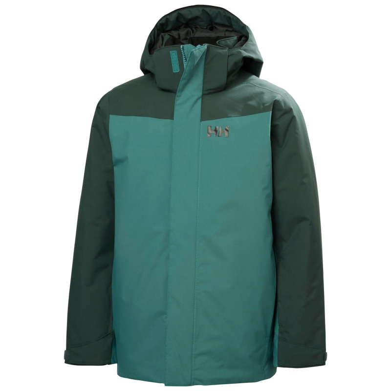 Helly Hansen Orionpeak, lyžařská bunda, junior, zelená