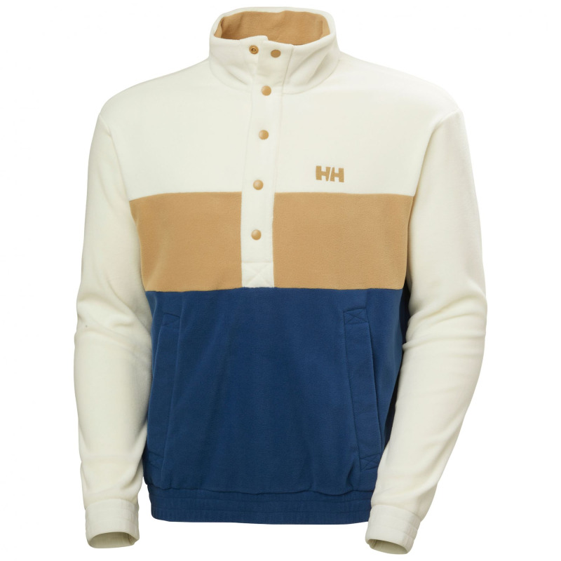 Helly Hansen Daybreaker Hugg Snap, fleecová mikina, pánské, modrá