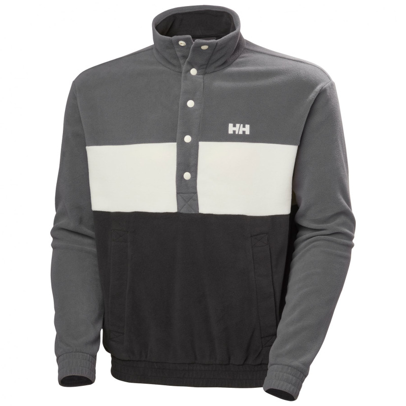 Helly Hansen Daybreaker Hugg Snap, fleece mikina, pánské, černá