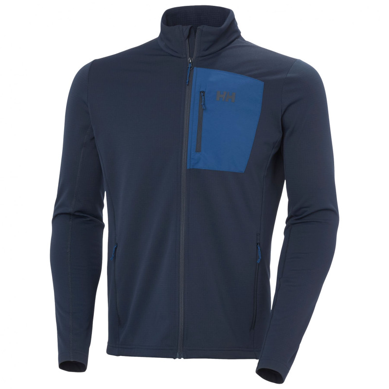 Helly Hansen Versalite, fleecová bunda, pánská, modrá