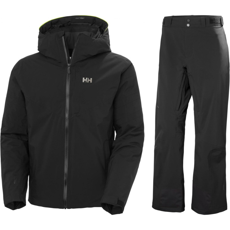 Helly Hansen Panoramic Ins Lyžařská sada, pánská, černá