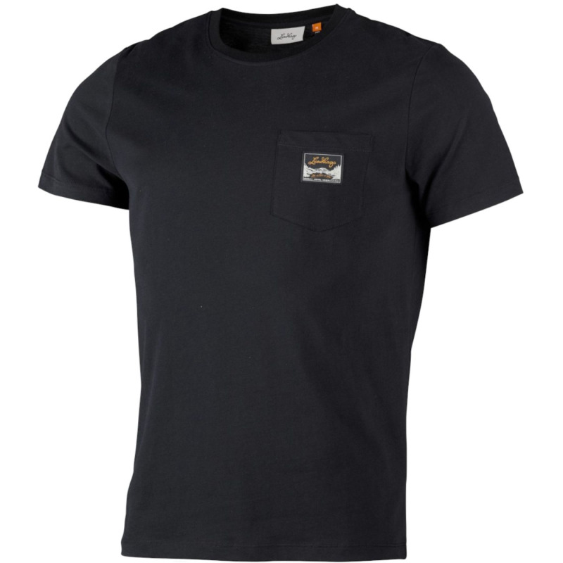 Lundhags Knak Ms Tee, košile, pánské, černá