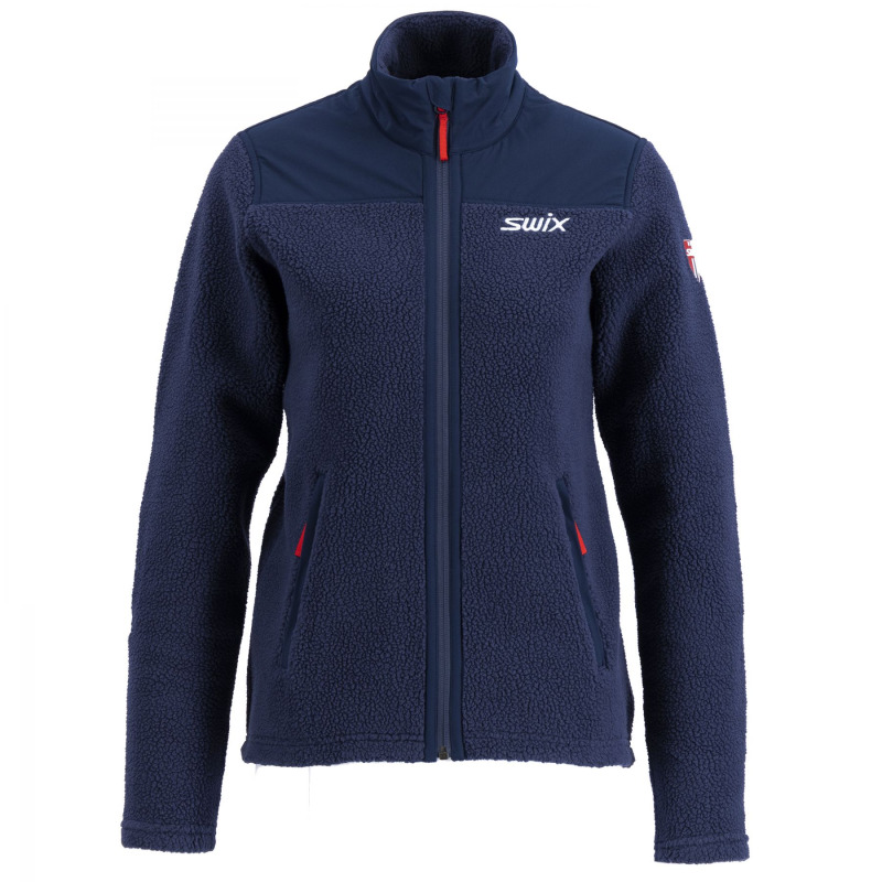 Swix Blizzard Midlayer, bunda, dámská, tmavě modrá