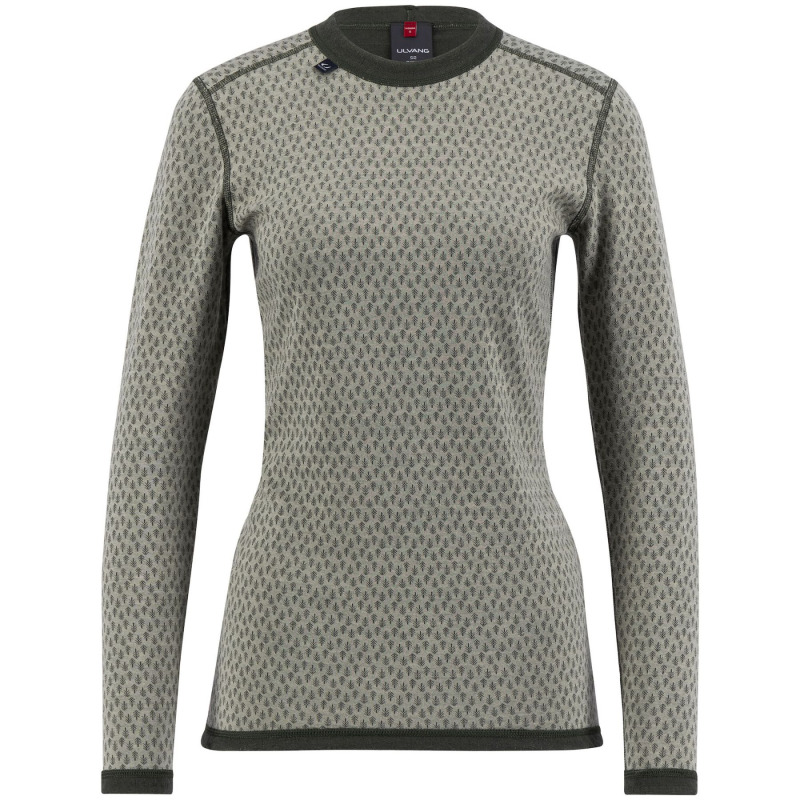 Ulvang Comfort 200 Round Neck, lyžařská spodní košile, dámská, světle šedá