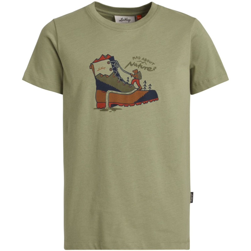 Lundhags Fulu Climbing T-shirt Jr, tričko, junior, zelená
