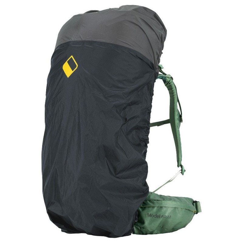Helsport Trek Pro (M/L) Rain Cover, Dark Shadow / Sunset Yellow, OS, pláštěnka, šedá
