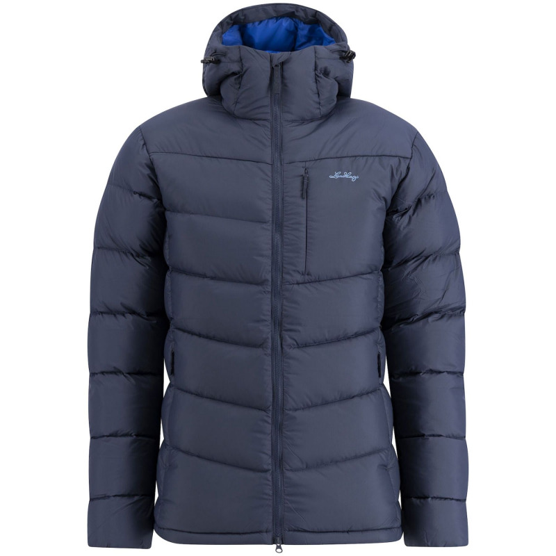 Lundhags Fulu Down Hooded Jacket, péřová bunda, pánská, modrá