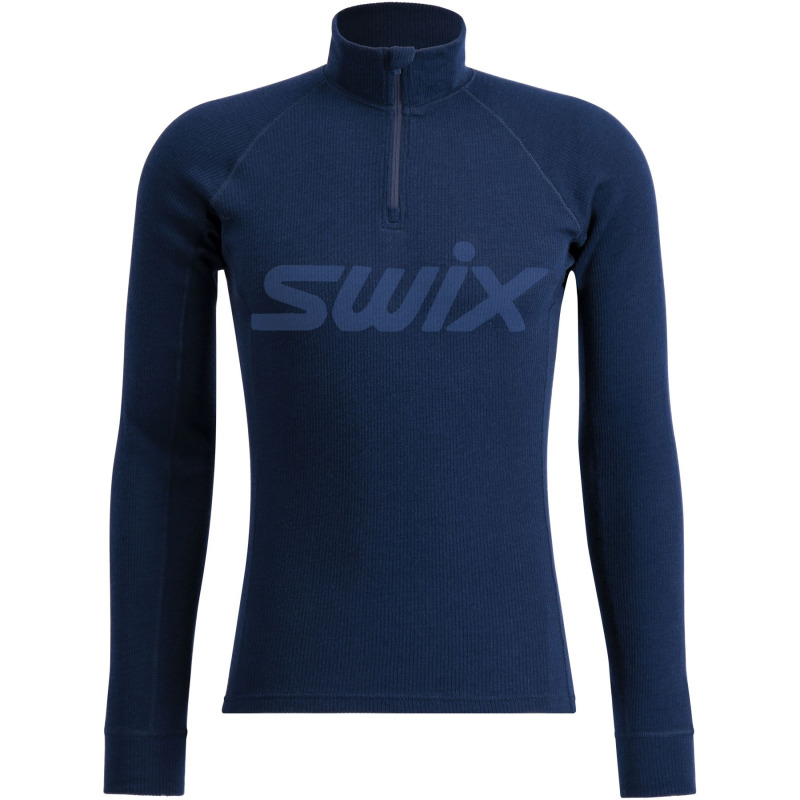 Swix RaceX Merino Half Zip, pánské, navy