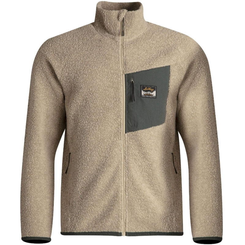 Lundhags Flok Wool Ms Pile, střední vrstva, pánské, béžová