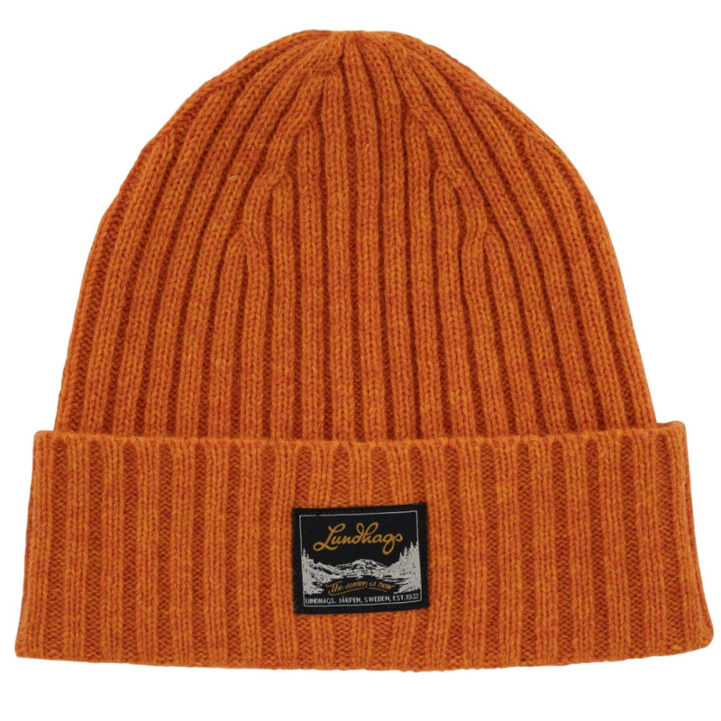 Lundhags Knak Wool Beanie, čepice, unisex, oranžová