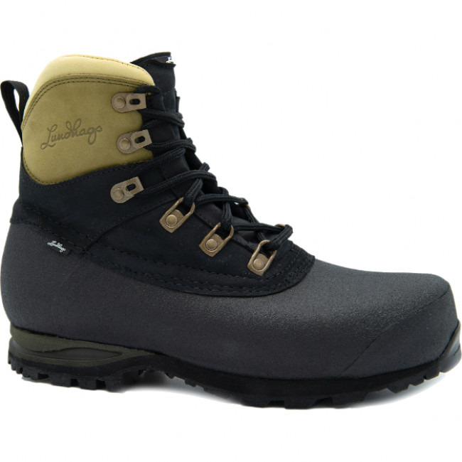 Lundhags Padje Light Trekking Boot Mid M, turistické boty, pánské, černá/zelená