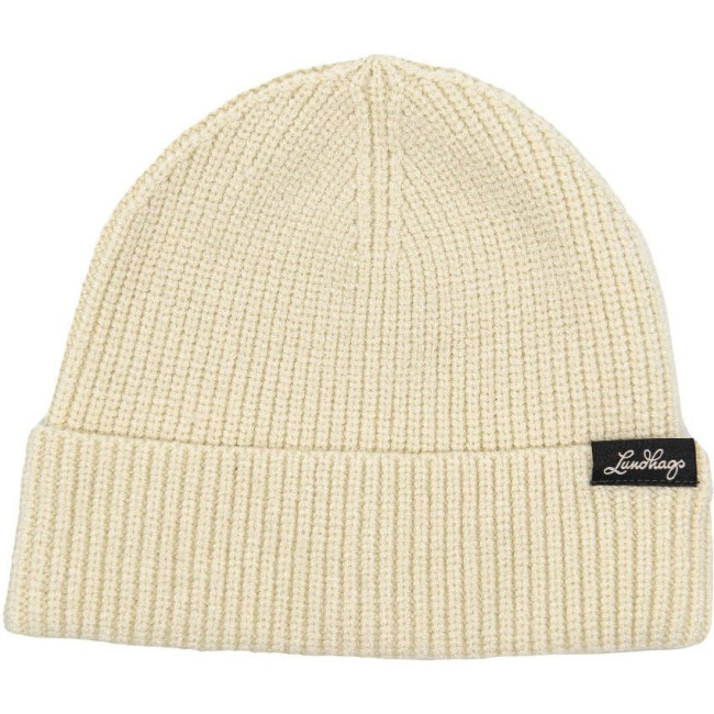 Lundhags Core Ribbed Beanie, čepice, bílá