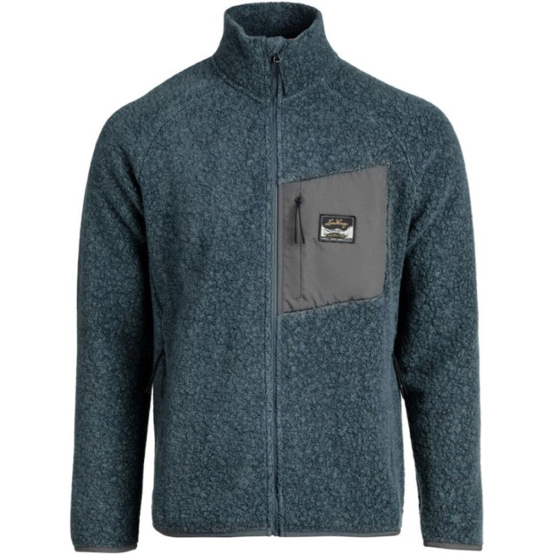 Lundhags Flok Wool MS Pile, střední vrstva, modrá