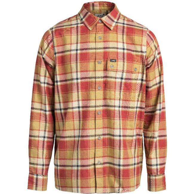 Lundhags Plaid Jarpen Flannel Shirt, košile, rosewood