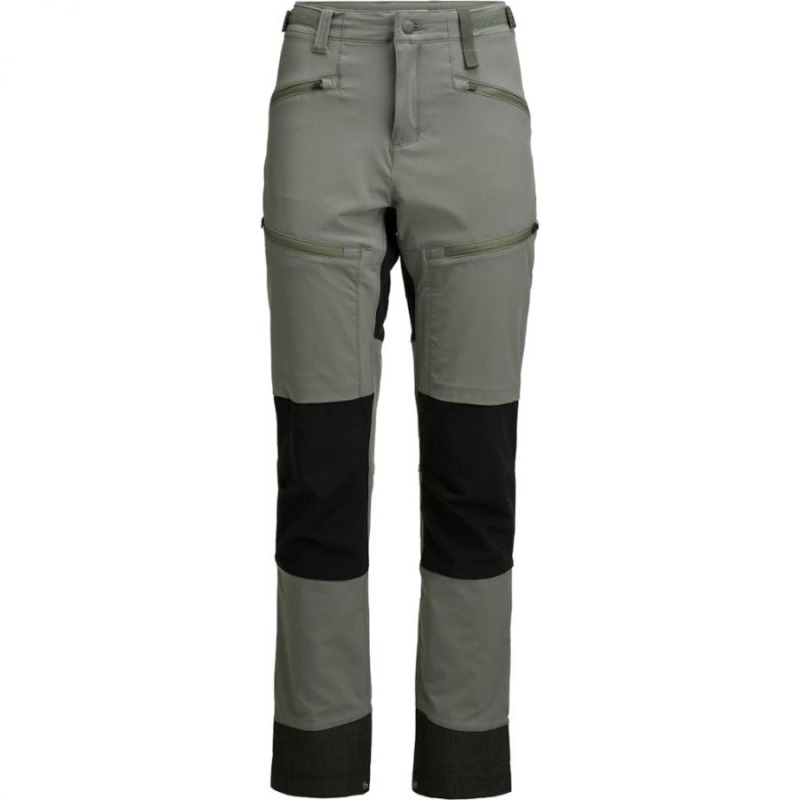 Lundhags Padje Stretch Pant, turistické kalhoty, dámské, zelená/černá
