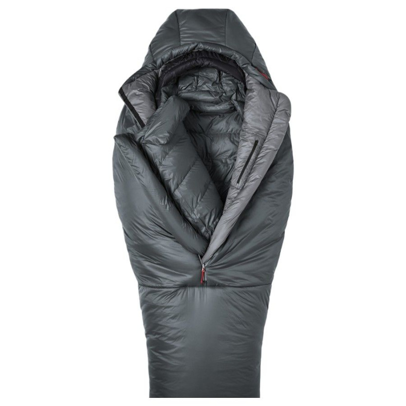 Helsport Pro Storen Fiber -5 195cm, Dark Shadow / Ruby Red, OS, spací pytel, šedá