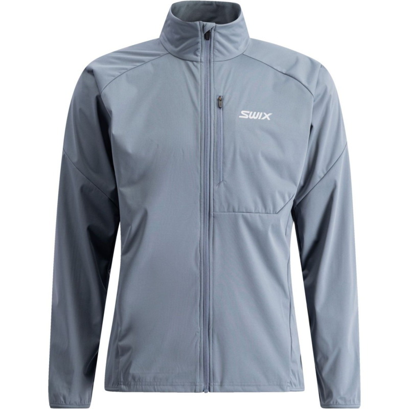 Swix Focus, softshell bunda, pánské, šedá