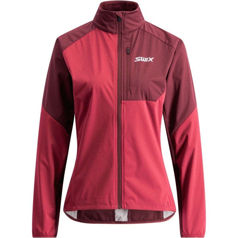 Swix Focus, softshell bunda, dámská, růžová