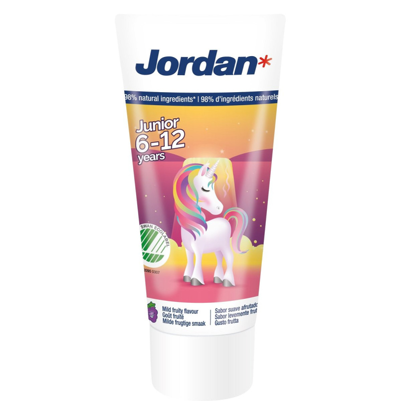 Jordan Junior dětská zubní pasta 6–12 let