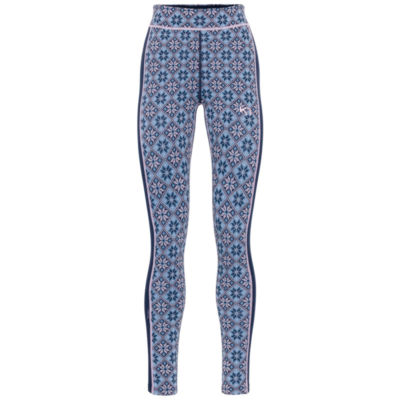 Kari Traa Rose High Waist, dámské termokalhoty, modré