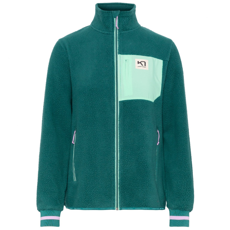 Kari Traa Røthe Midlayer, fleecová bunda, dámská, zelená