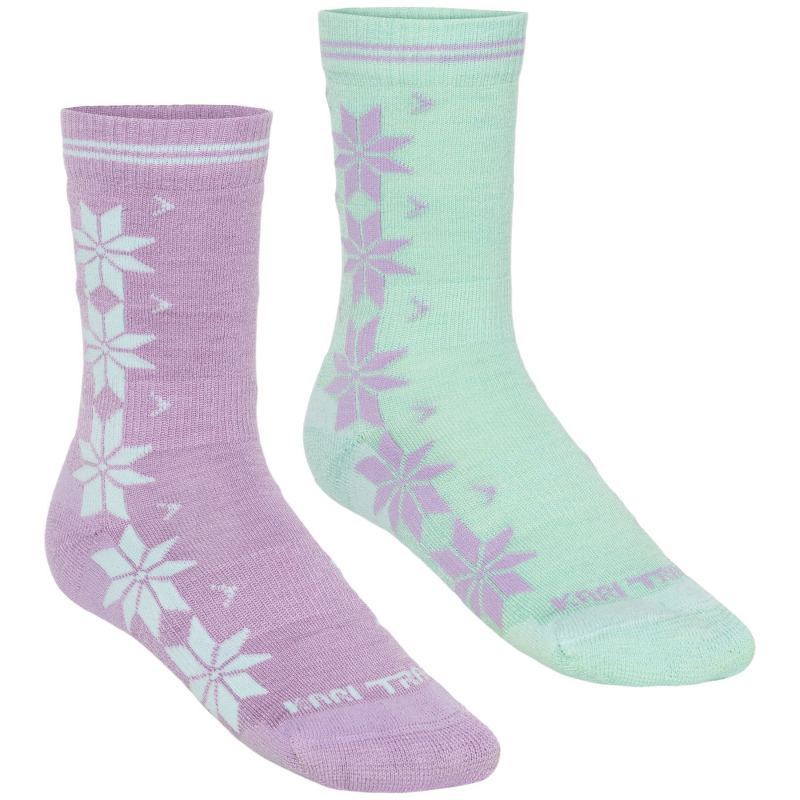 Kari Traa Vinst Sock 2ks, turistické ponožky, dámské, jelly mint