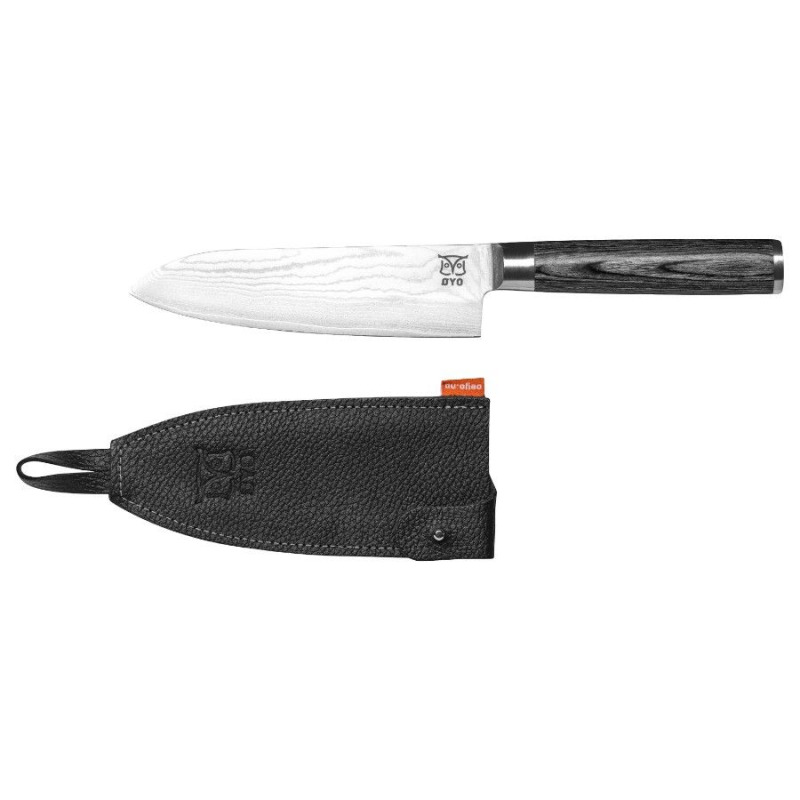 Oyo Skarvet Opal Santoku Chef´s Knife, kuchyňský nůž, šedá