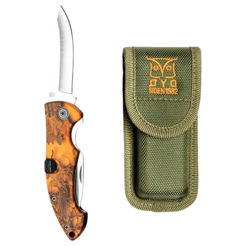 Oyo Dyranut Hunting Folding Knives, lovecký nůž, oranžový
