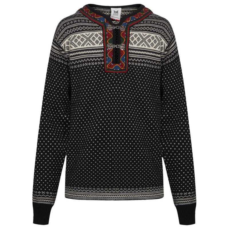 Dale of Norway Setesdal Uni Sweater, fleecová mikina, pánská, černá