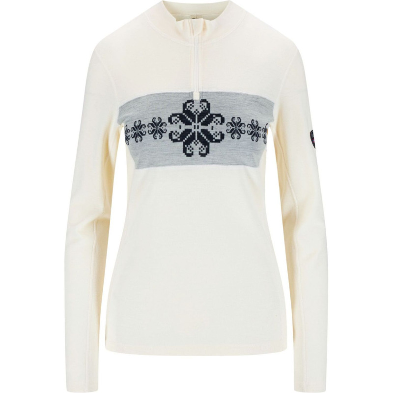 Dale of Norway Falkeberg Baselayer Half zip, funkční prádlo, dámské, bílá