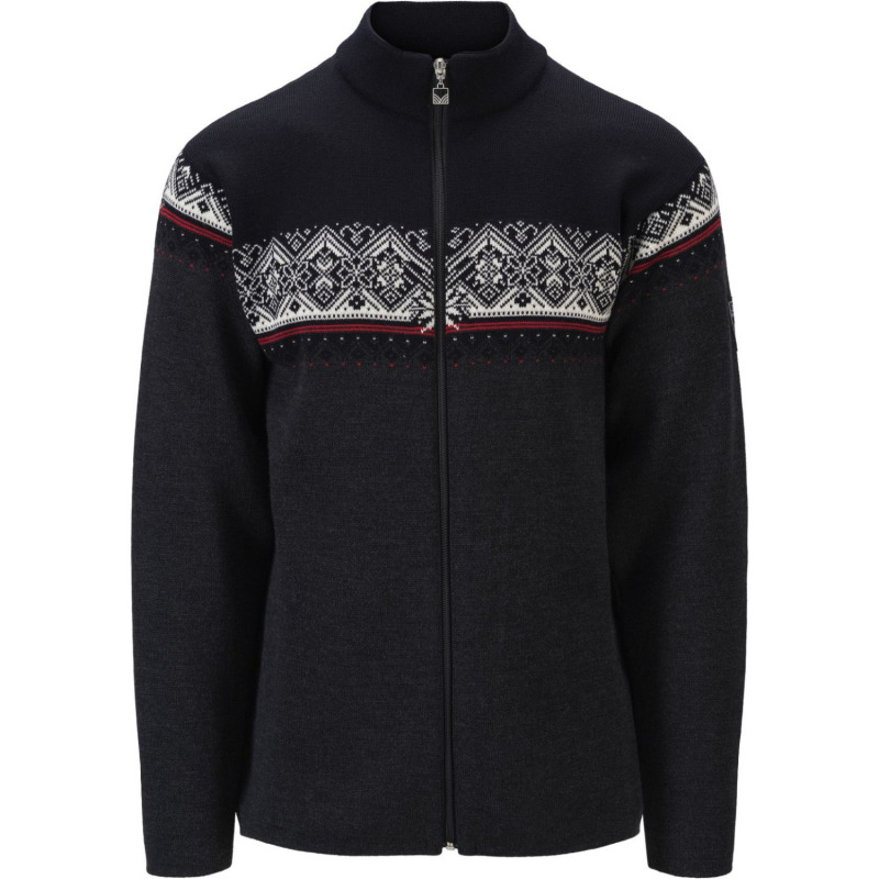 Dale of Norway Moritz Masc Jacket, fleecová mikina, pánská, darkcharcoal