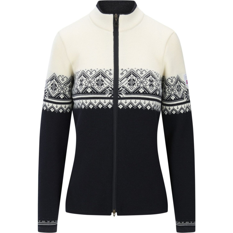 Dale of Norway Moritz Fem. Jacket, fleecová mikina, dámská, černá